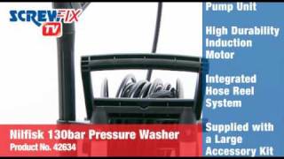 Screwfix Nilfisk 130bar Pressure Washer [upl. by Glaab]