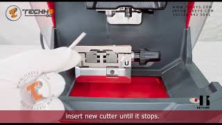 Keyline Gymkana 994  How to replace cutter [upl. by Ardelle76]