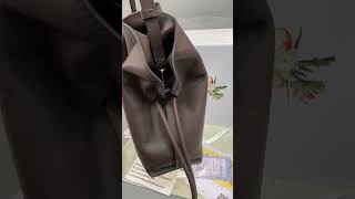 LOEWE Nappa leather Flamenco clutch bag chocolate reviewshorts [upl. by Matlick]