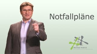 Wie Notfallpläne helfen I Führungstrainer Michael Fridrich [upl. by Polloch]