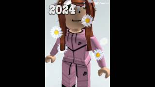 My Roblox Avatars 2024 Vrs 2020 Avatars [upl. by Iroc]