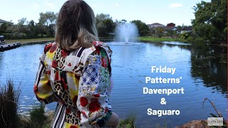 The Friday Pattern Co Davenport in Positano Linen and a Davenport  Saguaro hack [upl. by Anatnas410]