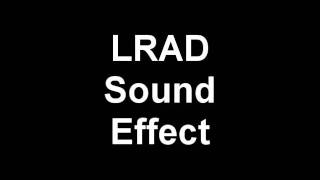 LRAD Sound Effect [upl. by Sheela453]