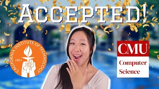 HOW TO GET INTO CALTECH  CARNEGIE MELLON SCS [upl. by Kellie713]