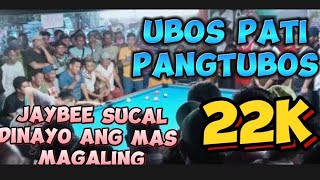 22k DINAYO ANG MAS MAGALING🎱 JAYBEE SUCAL 🆚 ADAM LASANG RACE15 [upl. by Nnybor]