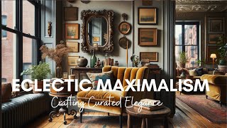 Eclectic Maximalism Interior Design Crafting Curated Elegance [upl. by Oswal627]