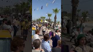 “EOKA Day”（Ethniki Organosis Kyprion Agoniston）parade in Larnaca Cyprus Mediterranean Europe [upl. by Sirrot]