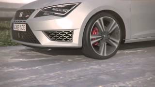 SEAT Leon CUPRA DCC Technology Dynamic Chassis Control [upl. by Knick]