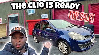 STARTING A USED CAR BUSINESS AT 22  THE CLIO IS READY FOR SALE [upl. by Verada]