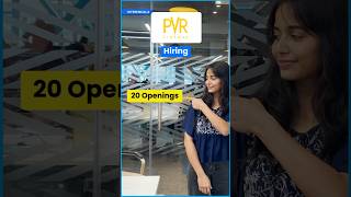 PVR Job Openings  Hiring for Bangalore Hyderabad Vijayawada Locations [upl. by Ylro341]