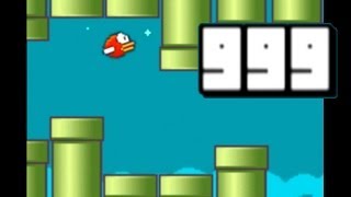 Flappy Bird  High Score 999 impossible [upl. by Dnomsaj557]