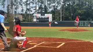 Watch Lears 1inning Relief Pitching At WWBA 16U 2024 [upl. by Aliahkim]