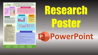 How To Create Academic Poster in PowerPoint  Research Poster in PowerPoint  Tutorial [upl. by Rattan999]