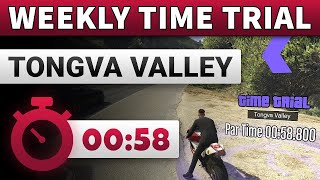 GTA 5 Time Trial This Week Tongva Valley  GTA ONLINE WEEKLY TIME TRIAL TONGVA VALLEY 0058 [upl. by Sherye]