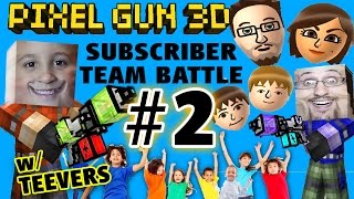 Lets Play Pixel Gun w MORE Teevers Part 2 FGTEEV Subscriber Team Battles w Mike amp Dad Face Cam [upl. by Allin]