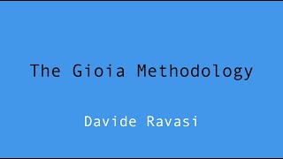 Theorizing from Qualitative Data II The Gioia Methodology [upl. by Survance]