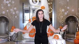 CRAZY SPOOKY Decorations IN MY HOUSE  Heather Dubrow [upl. by Luella]