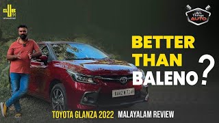 Toyota Glanza 2022 Malayalam Review  Better Than Baleno [upl. by Ayat409]