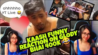 KAASH REACTION ON GLODY BHAI 400K CELEBRATION 😍😂  GOLDY BHAI  SCOUT [upl. by Oicatsana]