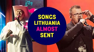 Eurovision Songs Lithuania Almost Sent 1999  2024  Second Places in Lithuanian National Finals [upl. by Silden113]