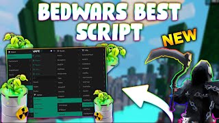 NEW BedWars Script PASTEBIN 2023 KILLAURA PROJECTILE EXPLOIT AIM ASSIST ANTI VOID [upl. by Anceline]