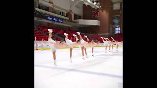 Part 23 The Miami University Varsity Synchronized Skating Team performs their 2023 Free Program [upl. by Sadnalor]