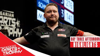 ANOTHER NINEDARTER  Day Three Afternoon Highlights  2024 Hungarian Darts Trophy [upl. by Maker]