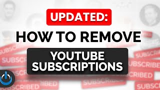 How to REMOVE YouTube Subscriptions ⚡️⚡️EVEN FASTER⚡️⚡️ [upl. by Yracaz811]