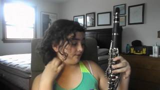 How to play Harry Potters Hegwigs Theme on Clarinet [upl. by Ahsanat341]