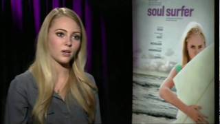 SOUL SURFER interviews B [upl. by Barfuss408]