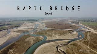 Nepals second longest bridge over Rapti River  DRONE Shots [upl. by Gassman]