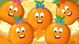 Five Little Oranges  kids rhyme  nursery rhymes English  Cartoon Videos by Kids Tv [upl. by Oletha356]