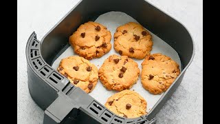 Air Fryer Almond Joy Cookies Recipe  How to Bake Coconut Cookies in the Air Fryer [upl. by Aynwad772]