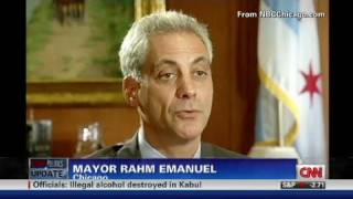 CNN Rahm Emanuel walks out of interview [upl. by Yelkao533]