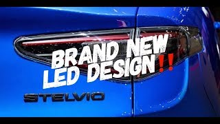 Alfa Romeo Teases New 2020 Stelvio LED Tailights [upl. by Odelle137]