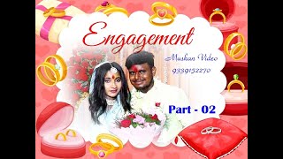 Khushi Engagement Part 02 Videography  photography  Muskan Video [upl. by Ronel]