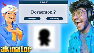 Can Akinator find DORAEMON 🤔 [upl. by Iolande]