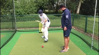 Cricket Coaching How To Play The On Drive [upl. by Nreval388]