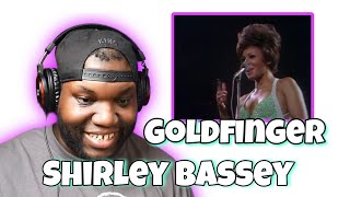 Shirley Bassey quotGoldfingerquot  Live at Royal Albert Hall 1974 Reaction [upl. by Hachman]