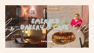 Vlog227 Cozy Instagramable cafe at Banani 11 Emerald Bakery and cafe  Banani Restaurant lists ☕️ [upl. by Radek348]