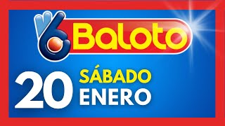 Resultados del BALOTO REVANCHA del sabado 20 de ENERO de 2024 💫✅💰 [upl. by Mientao]