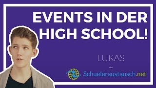 HighSchool Events in den USA  Schüleraustausch Ratgeber [upl. by Arondell915]