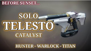 Destiny 2 How to get the TELESTO CATALYST SOLO  All Characters  Console Guide [upl. by Inanak]