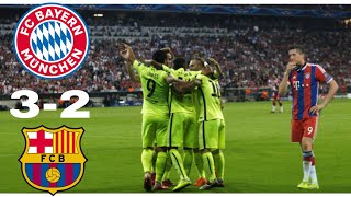 Bayern Munich vs Barcelona 32 highlights amp goals UCL 20142015 [upl. by Eibrik]