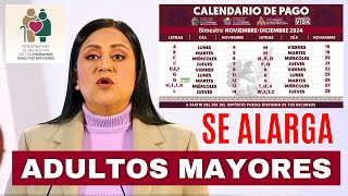 📢PAGO A RECIBIR AVISO PARA ADULTOS MAYORES 65 Y MAS🔔SE ALARGA EL CALENDARIO💥 [upl. by Thoma10]