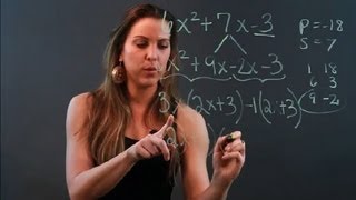 AC or Middle Term Splitting Method for Factoring Trinomials  Algebra Help [upl. by Knah]