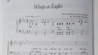 Wings as Eagles Music Sheet [upl. by Suiramed272]