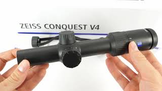 Zeiss Conquest V4 14x24 Rifle Scope review [upl. by Burkley]