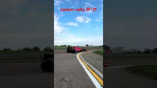 Charles Leclerc al volante della SF21 oggi a Fiorano f1 charlesleclerc ferrari scuderiaferrari [upl. by Blackington574]