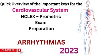 Important keys for the Cardiovascular SystemNCLEX–Prometric Exam  ARRHYTHMIAS [upl. by Zia892]